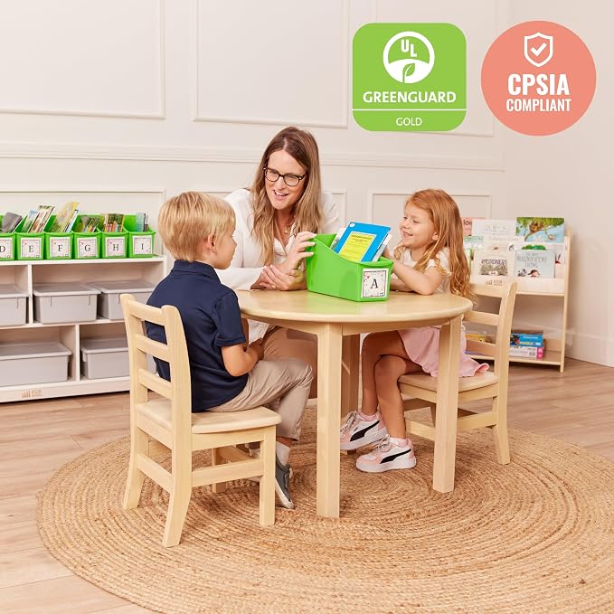 ECR4Kids Linking Plastic Storage Book Bin, Multipurpose Organization, Neon Green, 10-Piece - Image 6