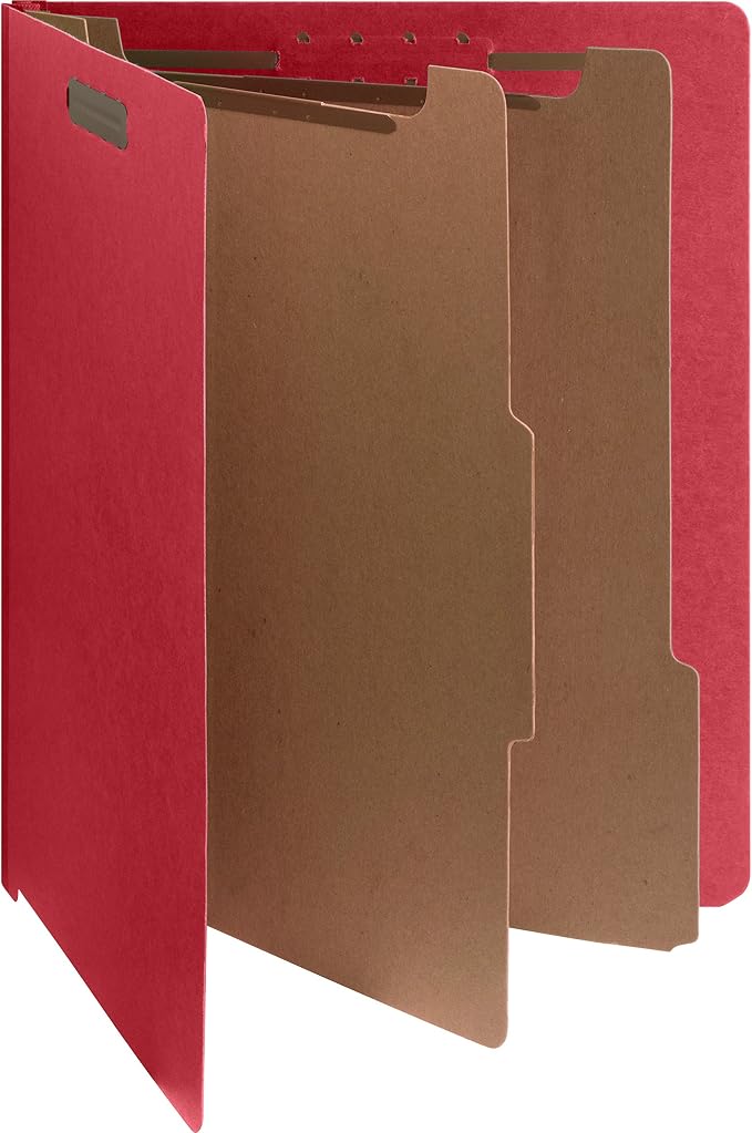 Recycled End Tab Classification Folders (NATSP17372) - Image 5
