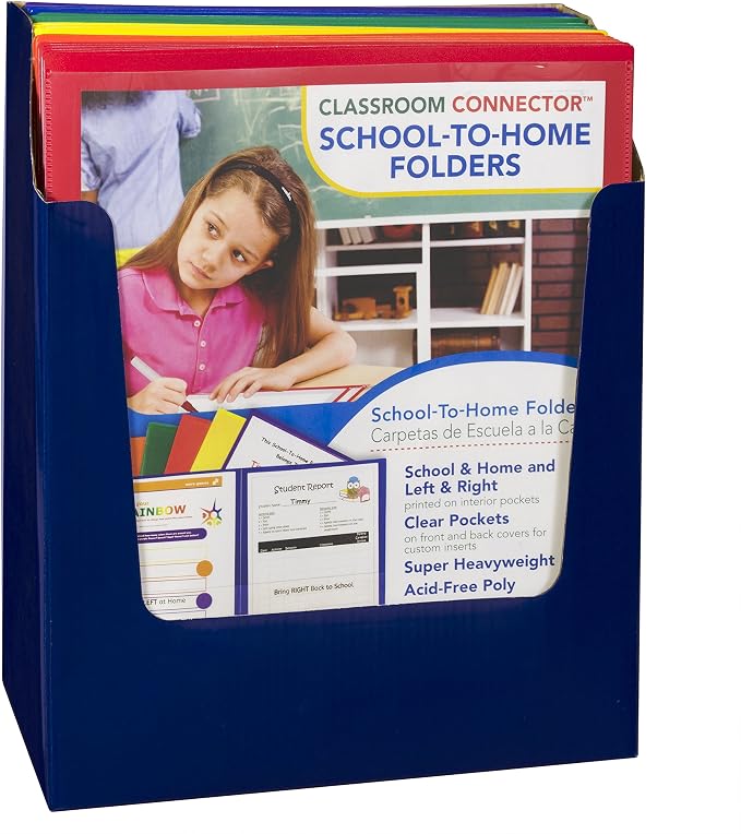 C-Line Classroom Connector School-to-Home Folders, Assorted Colors, 36 per Box (32000-36) (Pack of 4) - Image 6