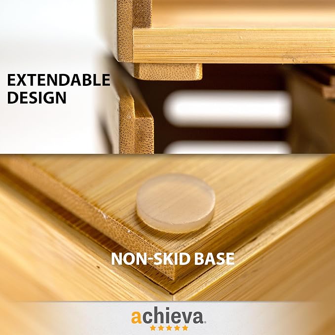 Achieva Bamboo Organizer with Drawer (71005) - Image 3