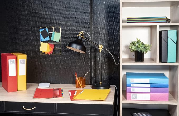 Exacompta - Ref 50601E - Pressboard Filing Box - 250 x 330mm in Size, Suitable for Holding A4 Documents, 6cm Spine, 600gsm Genuine Pressboard, Spine Label - Black - Image 7