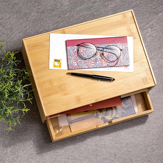 Achieva Bamboo Organizer with Drawer (71005) - Image 6